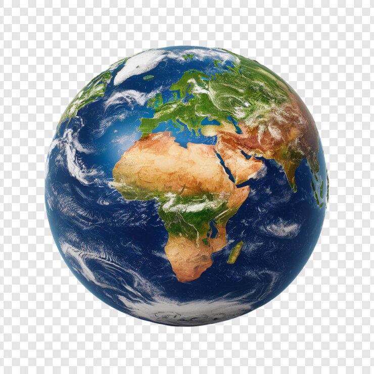 un globo con la terra sopra