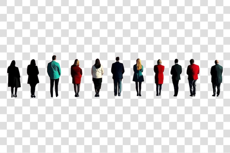PSD un gruppo di imprenditori internazionali persone persone moderne