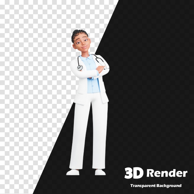 un'immagine 3D di un bambino in uniforme bianco con le parole 3D 3D stampate su di esso