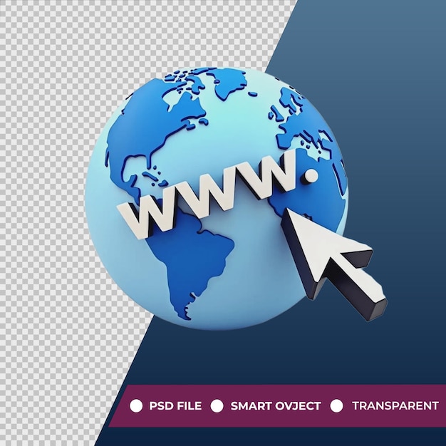 un'immagine blu e grigia di un globo con la parola web su di esso