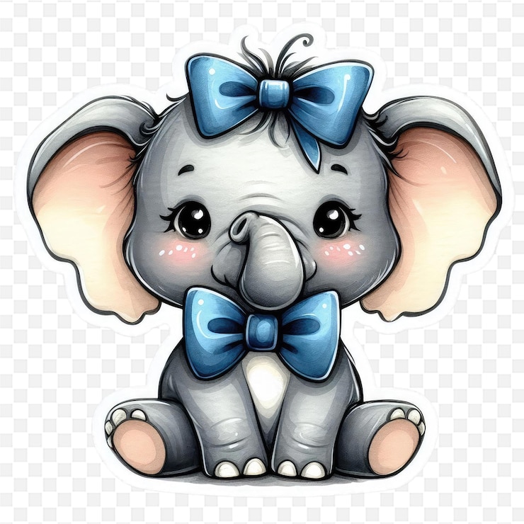 PSD un'immagine di un elefante con un arco su di esso