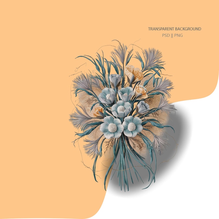 PSD un'immagine di un fiore con la parola vivitar in fondo