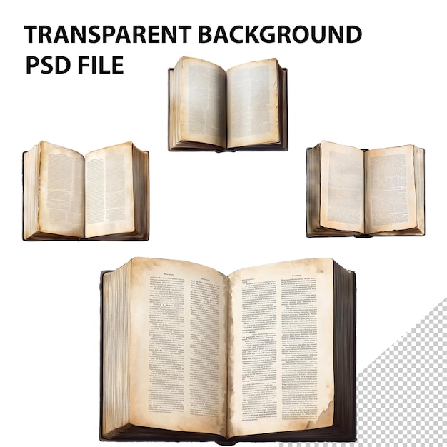 un libro aperto con le parole "transparentus" scritte su di esso