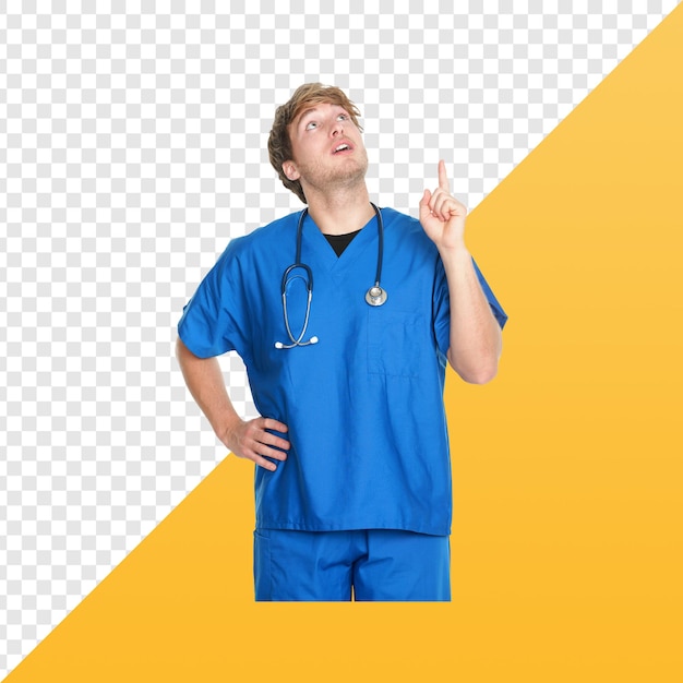 un medico con lo stetoscopio