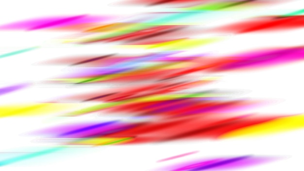 un modello colorato di matite colorate con uno sfondo bianco