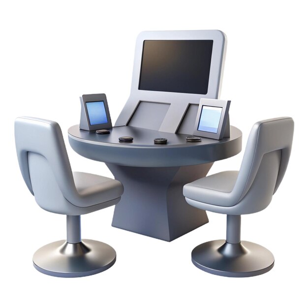 un monitor di computer con uno schermo bianco e un portatile su di esso