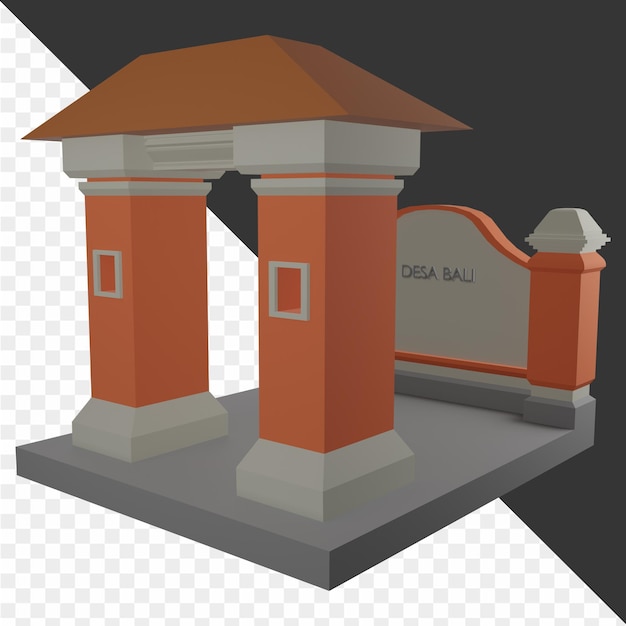 un monumento con un cartello che dice il nome la la la la