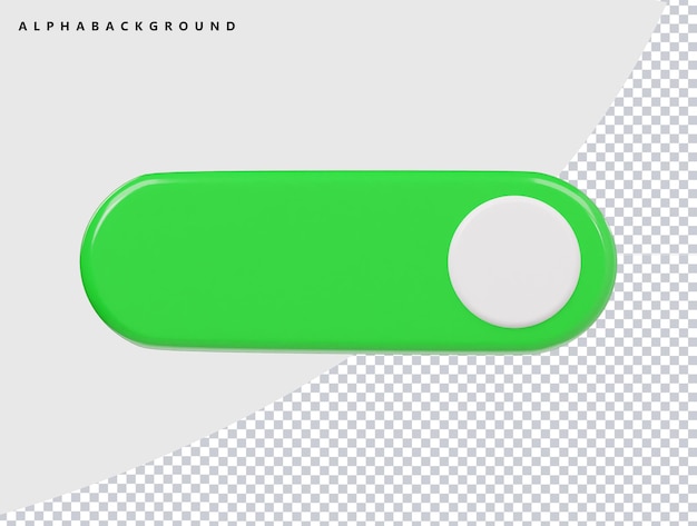 un oggetto di plastica verde con un cerchio bianco in fondo