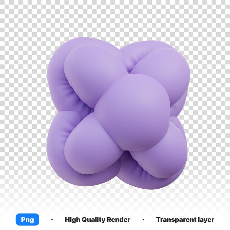 un palloncino viola con un design di altissima qualità