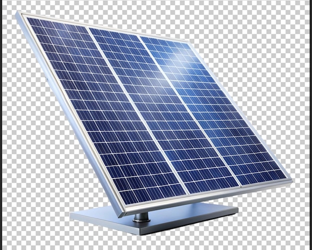 un pannello solare è mostrato su uno sfondo bianco
