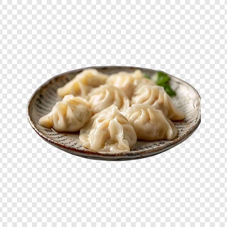 PSD un piatto di cibo gustoso con uno sfondo bianco