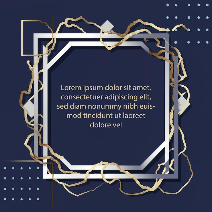 PSD un poster con un'immagine di una cornice che dice quote su di esso