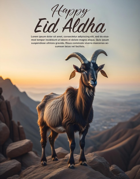 Un poster per eid al al al al al - ad