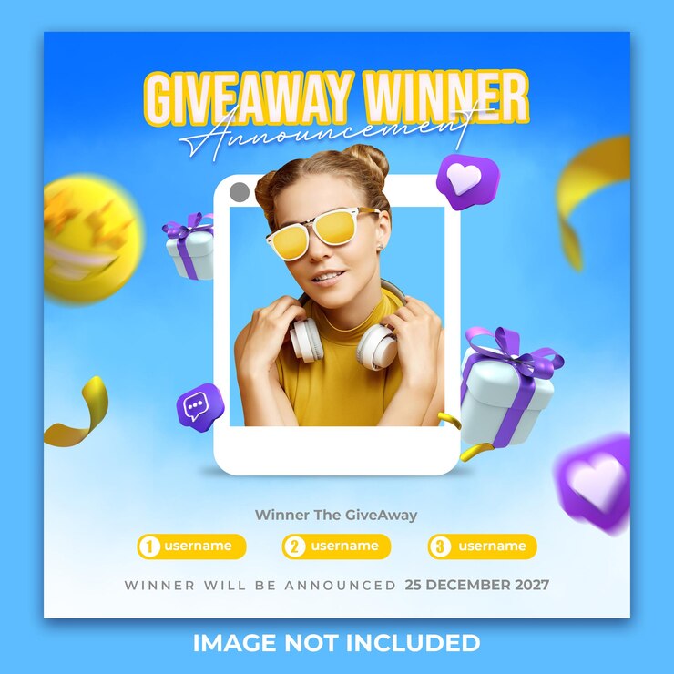 PSD un poster per il premio win win win win