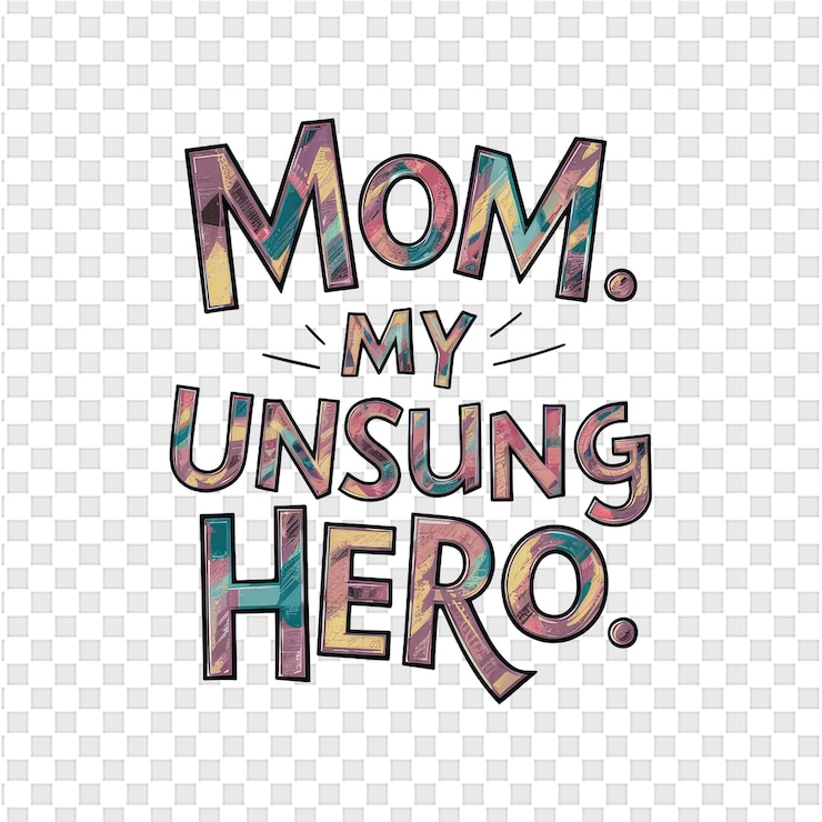 PSD un poster per le mamme che si chiama il mio eroe