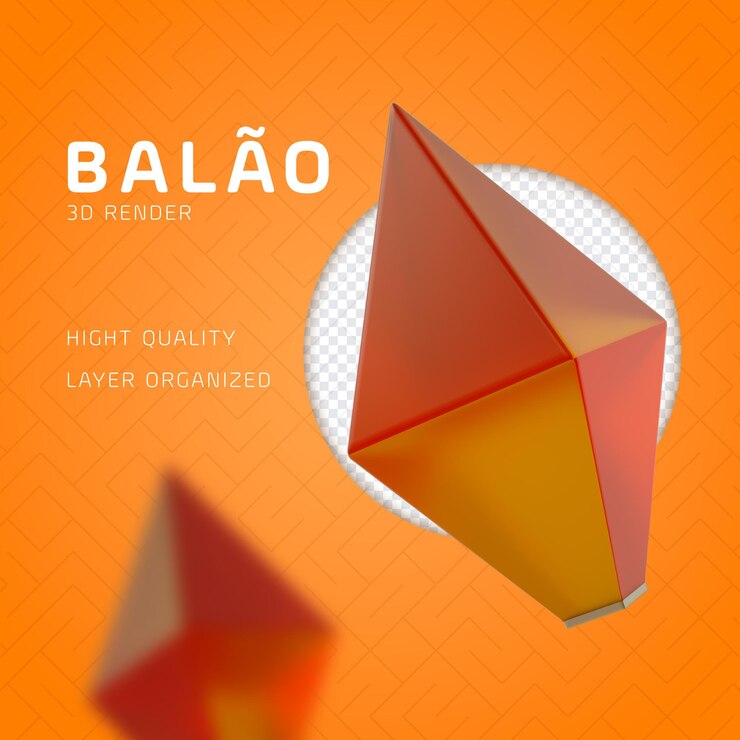 PSD un poster per un prodotto chiamato balo 30 render.
