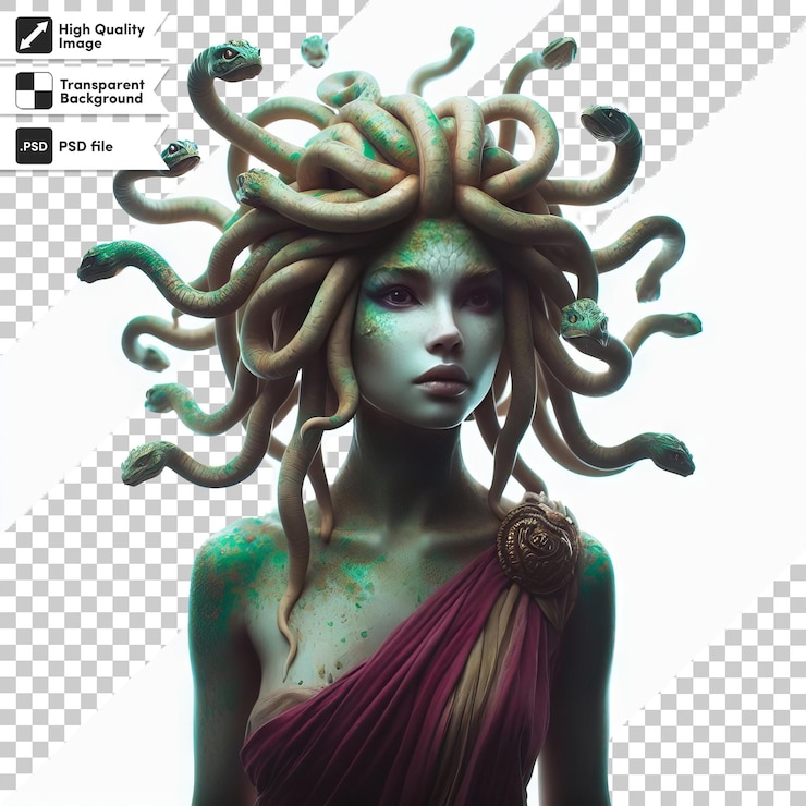 PSD un poster per una donna con un modello di una donna con uno stile di capelli su di esso