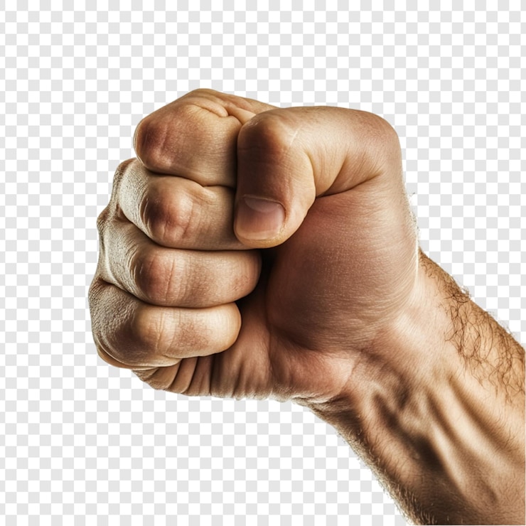 PSD un pugno stretto, una mano potente, una presa forte.