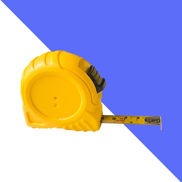un righello giallo