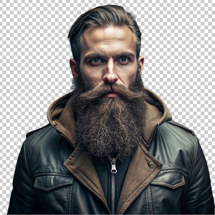 PSD un uomo con la barba.