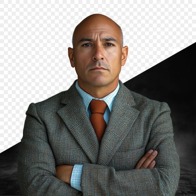un uomo con una camicia che dice " calvo "