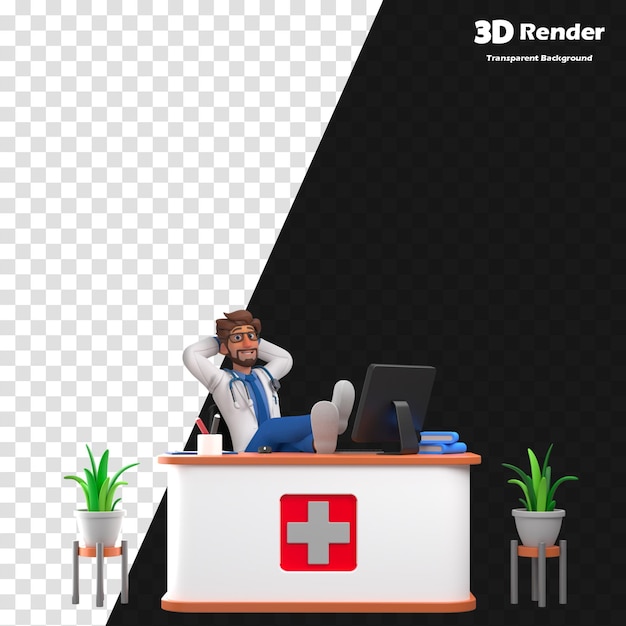 un uomo si siede davanti a un computer con un'immagine 3D di un'immagine 4D