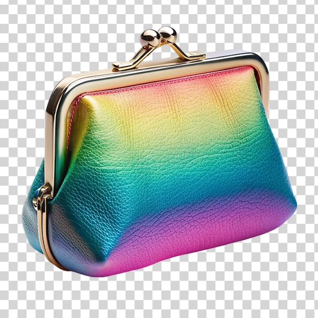 Una borsa di colore gradiente isolata su uno sfondo trasparente
