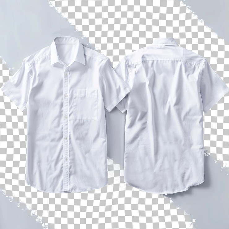 PSD una camicia bianca con una camicia bianca che dice t - camicia