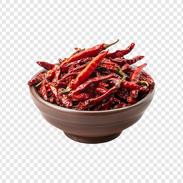 una ciotola di peperoncino in una scodella con un bordo verde
