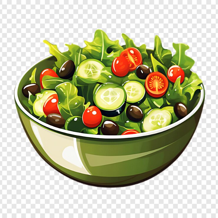 PSD una ciotola di verdure miste con pomodori ciliegino cetrioli e vinaigrette balsamico