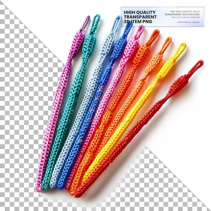 PSD una colorata esposizione di matite color arcobaleno