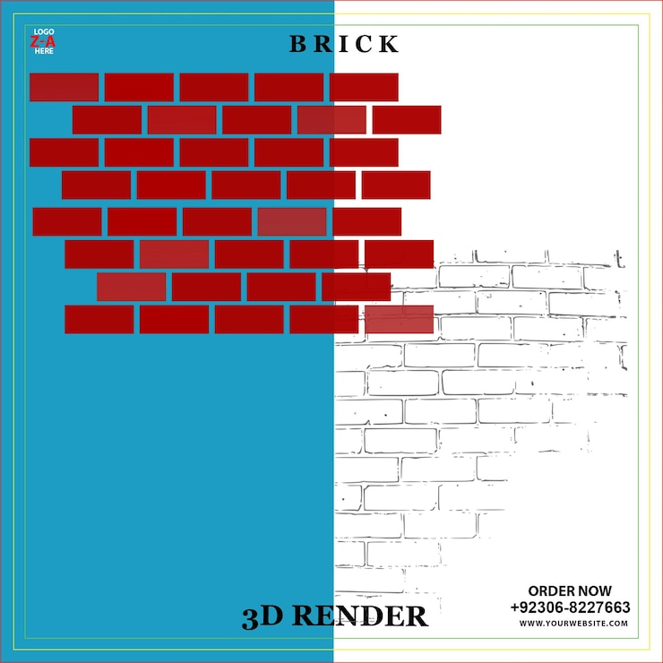 PSD una copertina discografica per il muro di mattoni