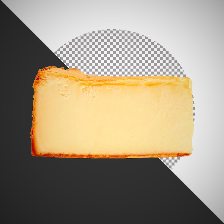 PSD una deliziosa fetta di cheesecake.