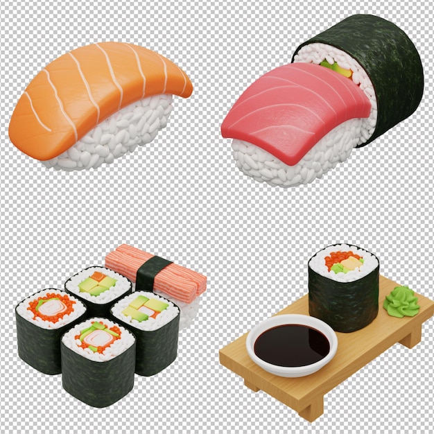Una deliziosa varietà di sushi