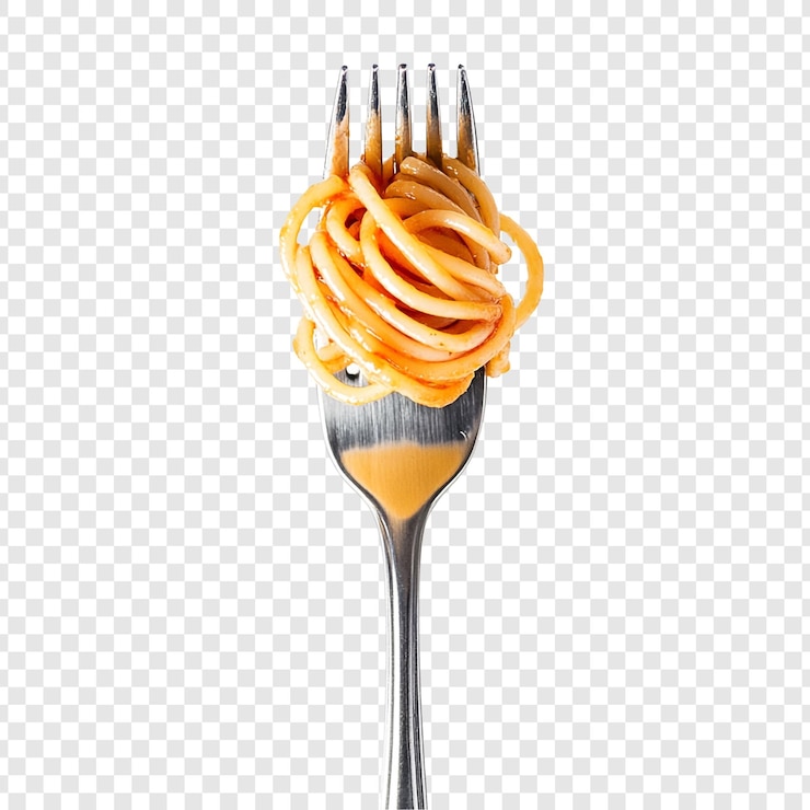 PSD una forchetta di spaghetti
