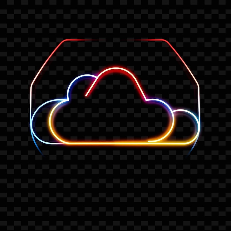 PSD una nube con una nube al centro