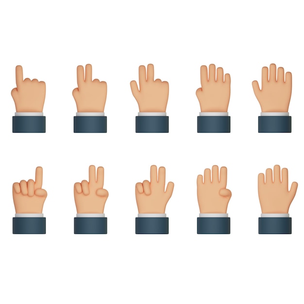 una raccolta di mani che dicono ok in fondo