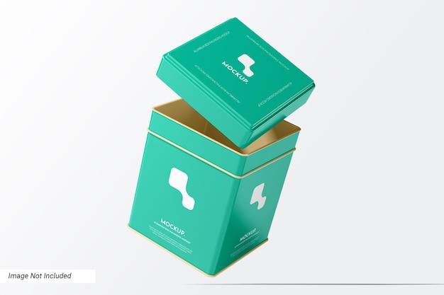 una scatola verde con la parola " banca " sopra