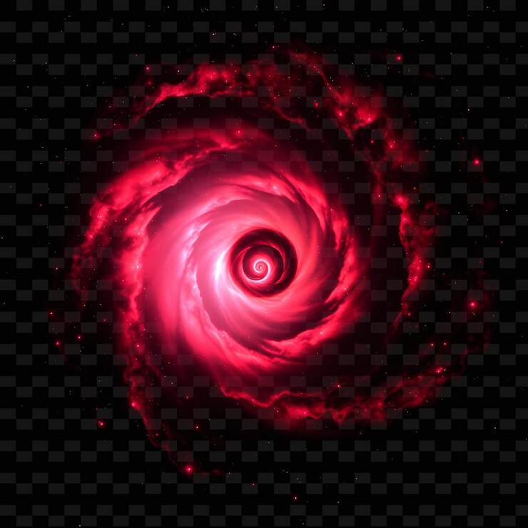 PSD una spirale viola con una spirale su di essa