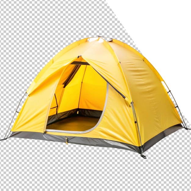 una tenda gialla con uno sfondo bianco e nero e lo schermo è fatto da una foto di un computer