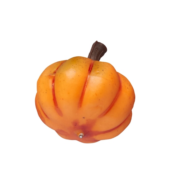 Una zucca arancione isolata