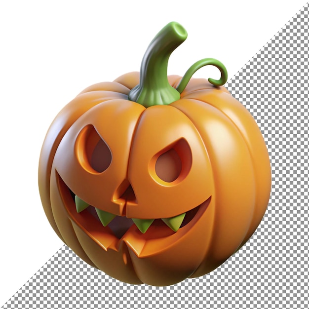Una zucca con una faccia scolpita dentro