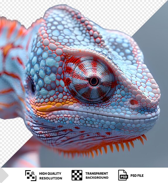 PSD Único close up um camelo lagarto png psd