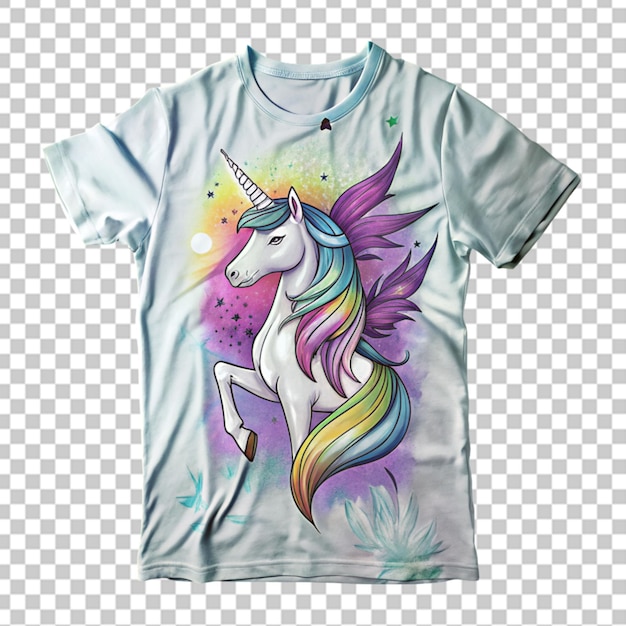 Unicorne avec un dessin de T-shirt