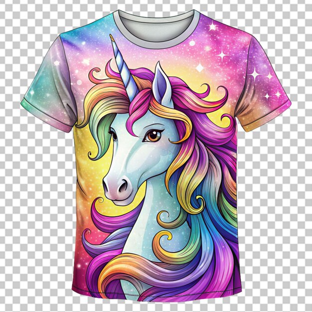 Unicorne Avec Un Dessin De T-shirt