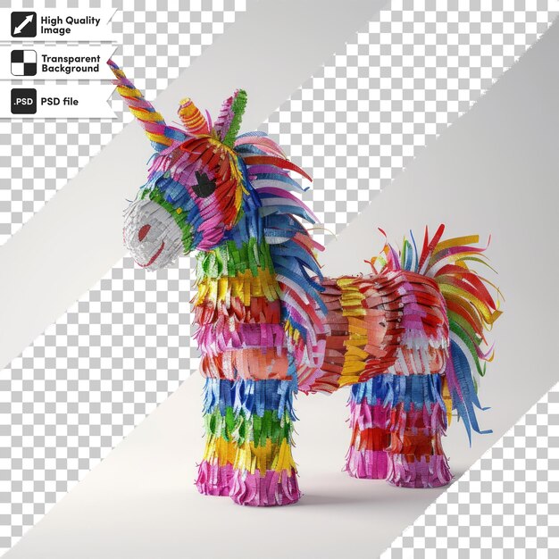 un unicornio colorido con una imagen de una melena de color arco iris