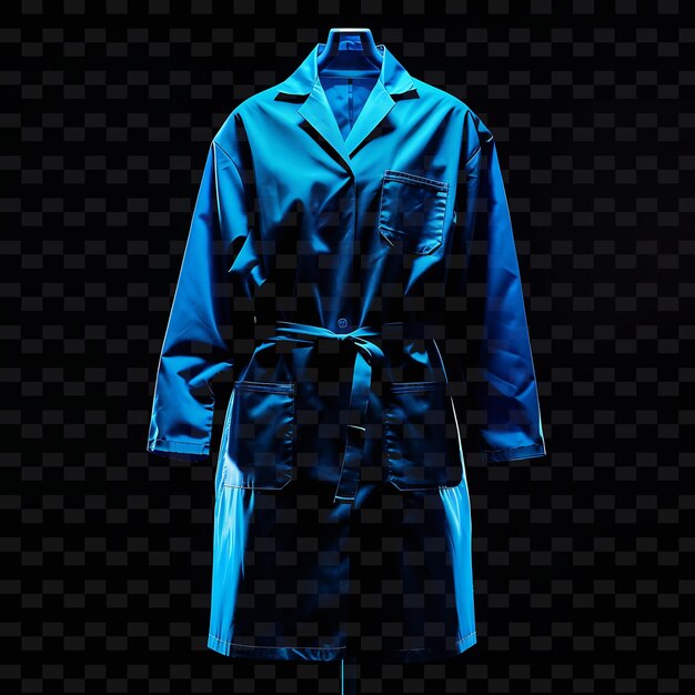 Uniforme con aspecto profesional hecho con poliéster Charmeuse PNG ropa de moda de neón única