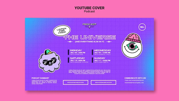 Universo podcasr youtube cover