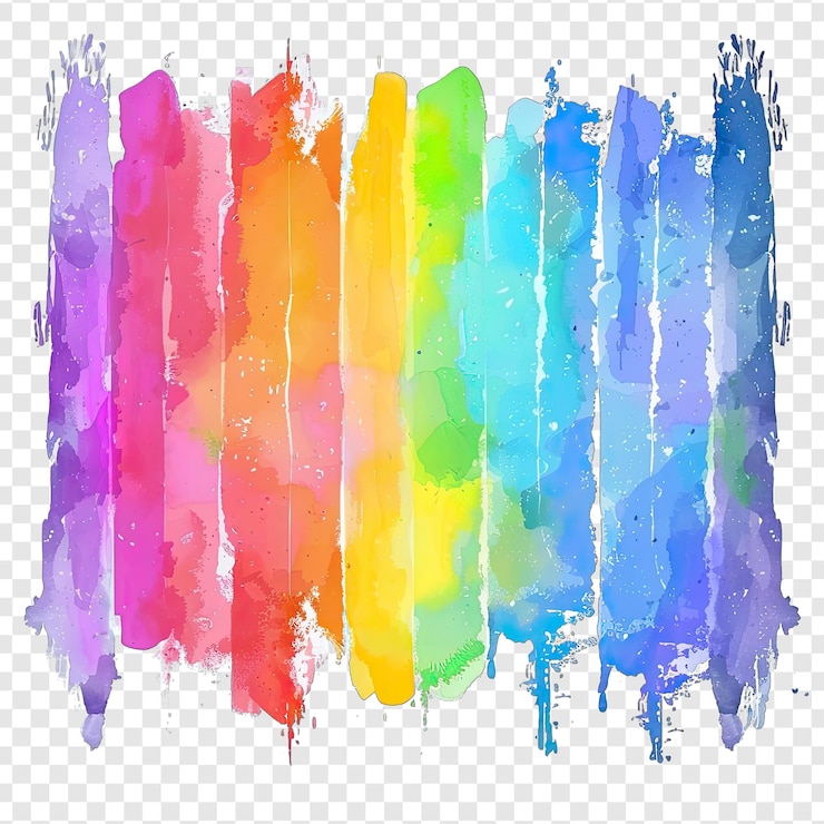PSD uno sfondo astratto colorato con un modello della parola astratto su uno sfondo bianco png