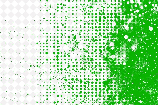 uno sfondo astratto verde e bianco con un disegno di punti e bolle
